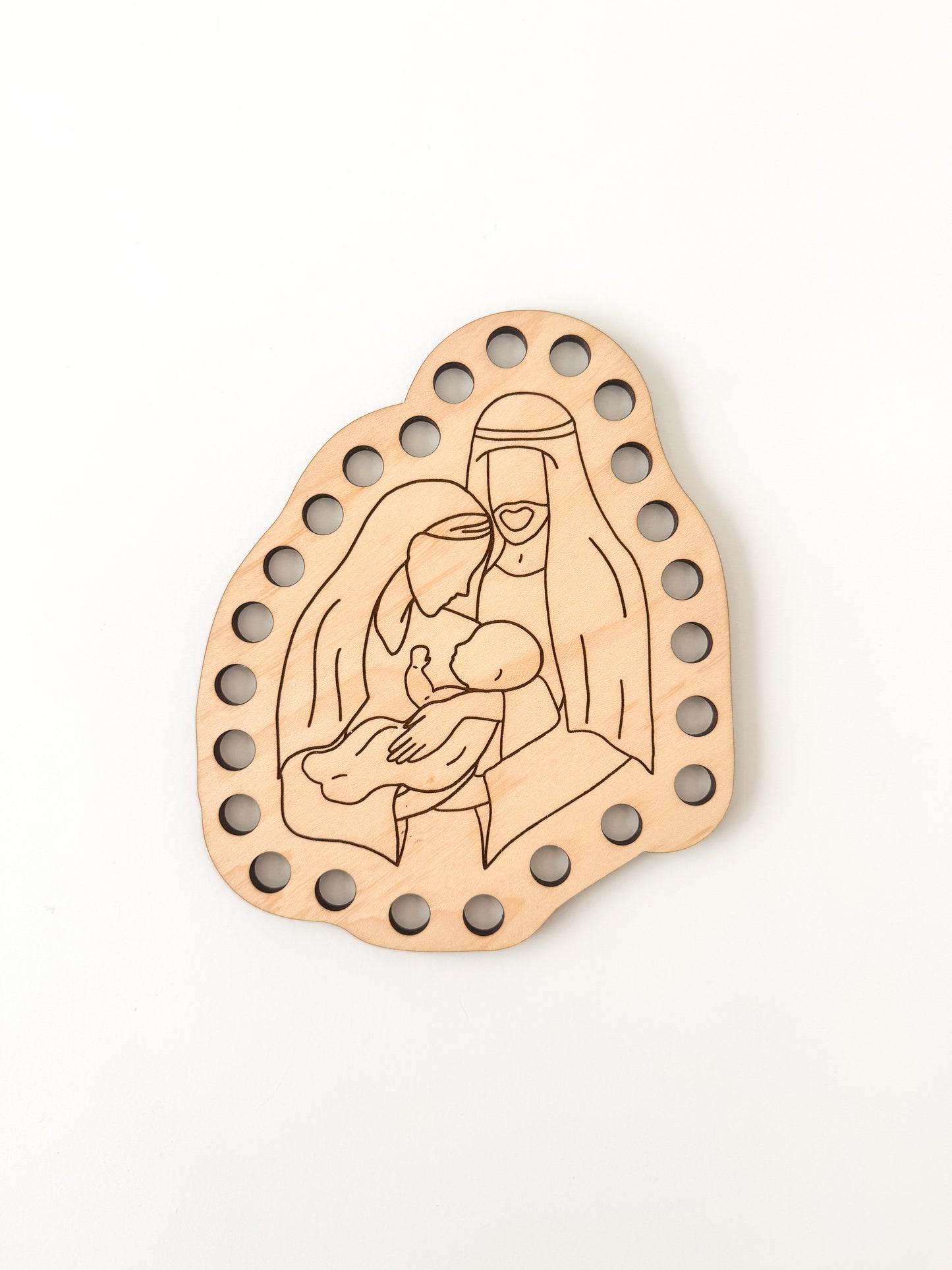 New Testament Wooden Lacing Cards – Gospel-Inspired Montessori Toy for Kids