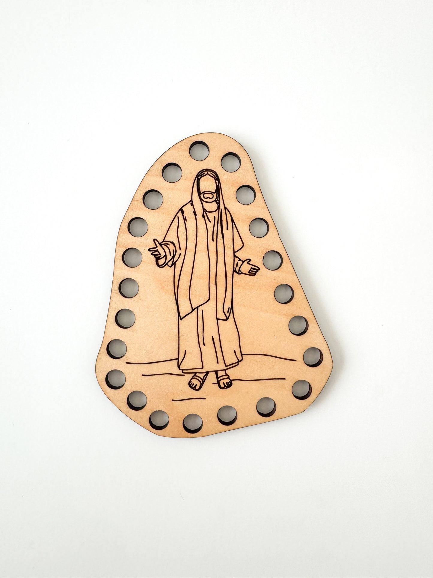 New Testament Wooden Lacing Cards – Gospel-Inspired Montessori Toy for Kids