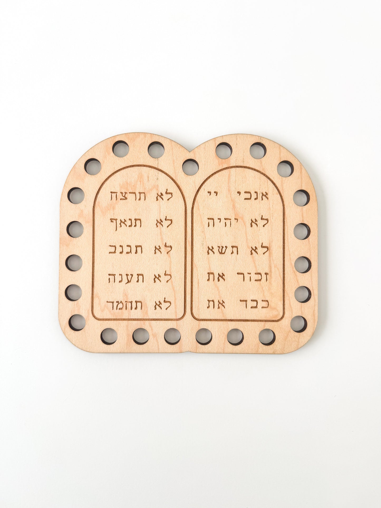 Old Testament Wooden Lacing Cards – Gospel-Inspired Montessori Toy for Kids