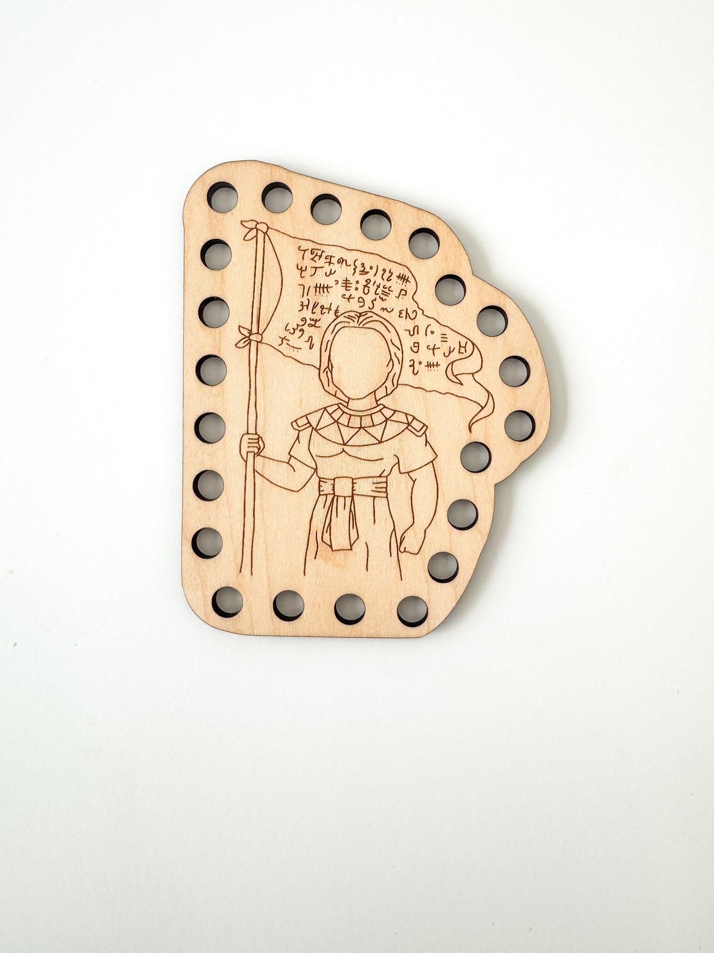 Book of Mormon Wooden Lacing Cards – Latter-day Saint Montessori Toy for Kids