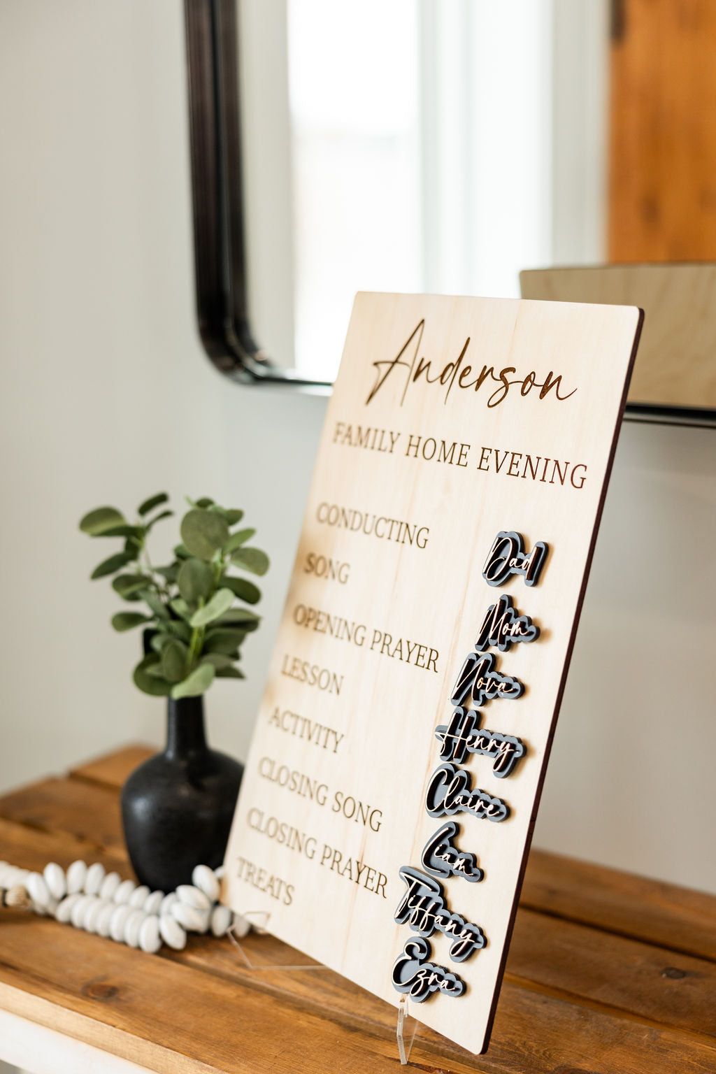 Custom Family Home Evening Board - Everlasting Edition