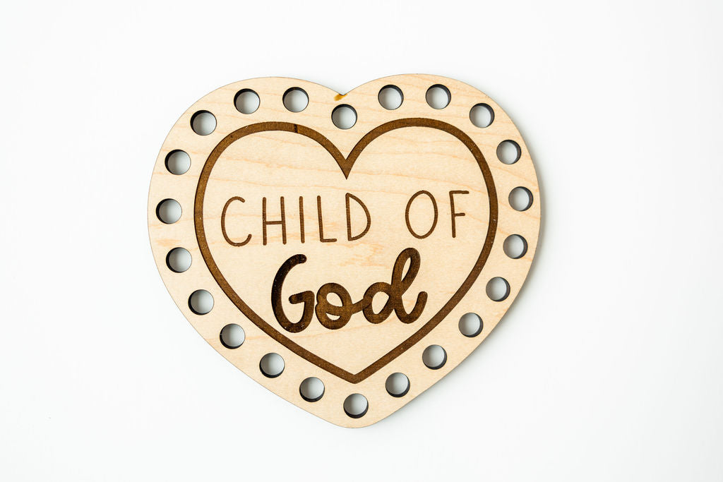 Gospel Themed Wooden Lacing Cards – Latter-day Saint Montessori Toy for Kids