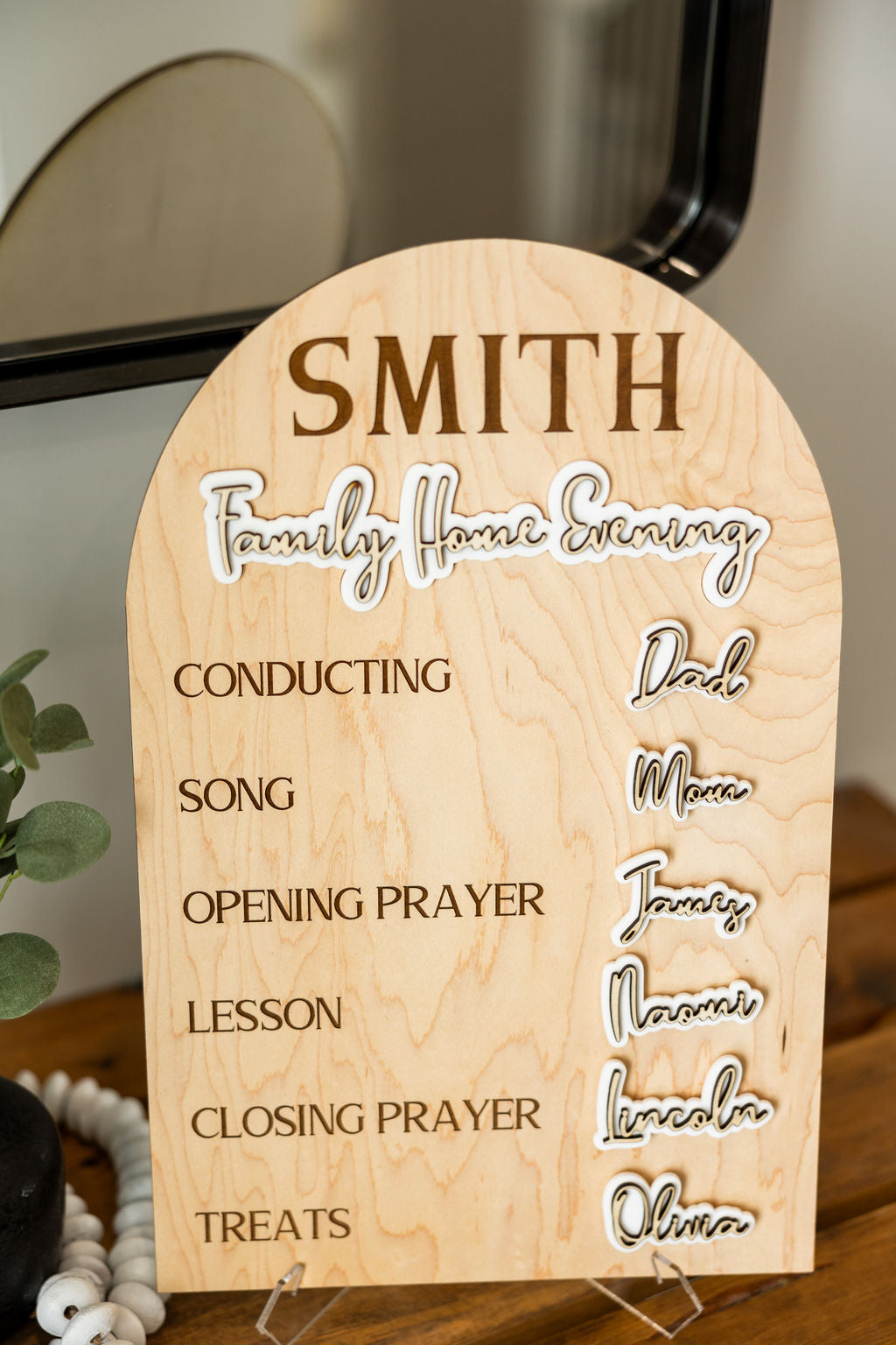 Custom Family Home Evening Board - Joyful Edition