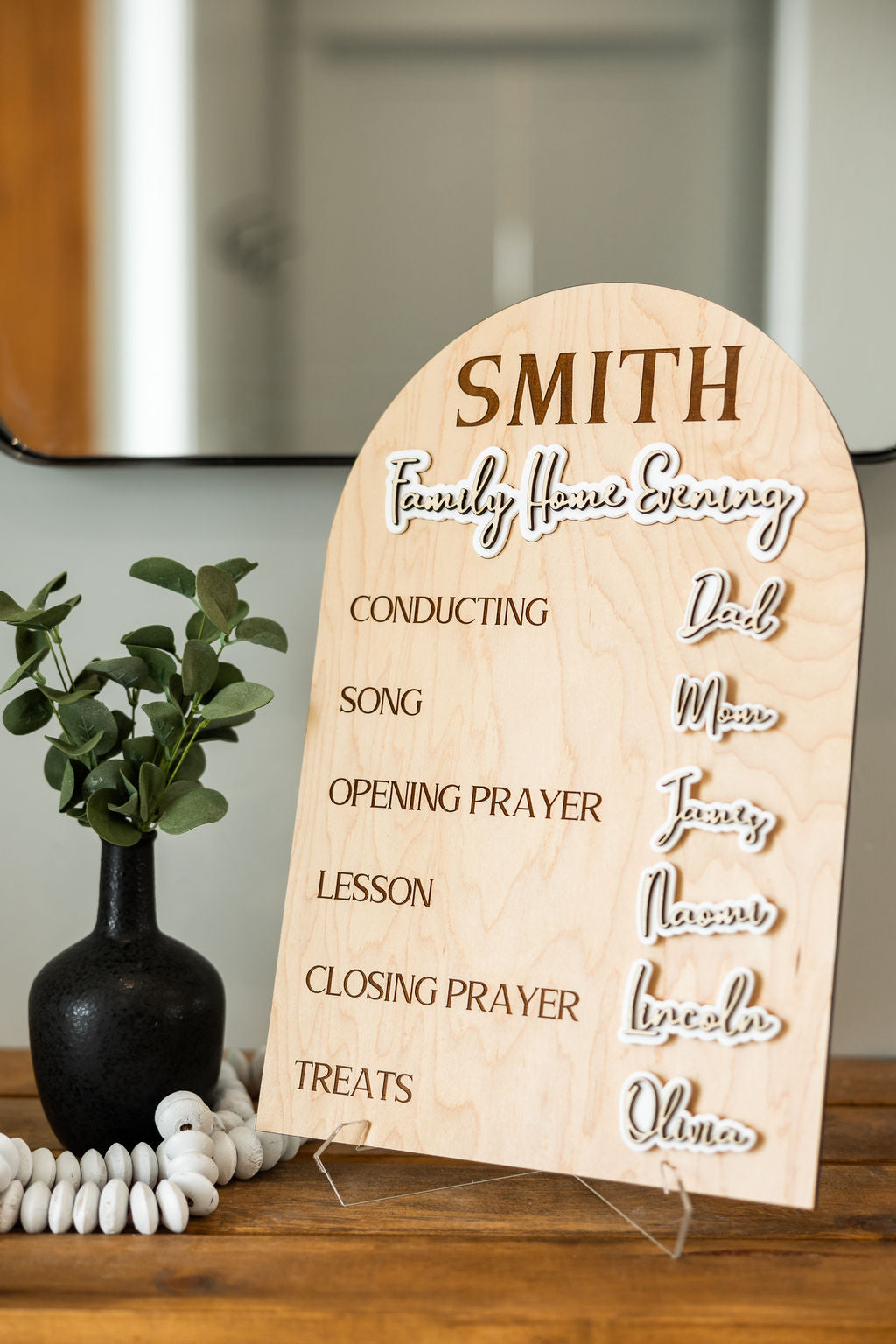 Custom Family Home Evening Board - Joyful Edition