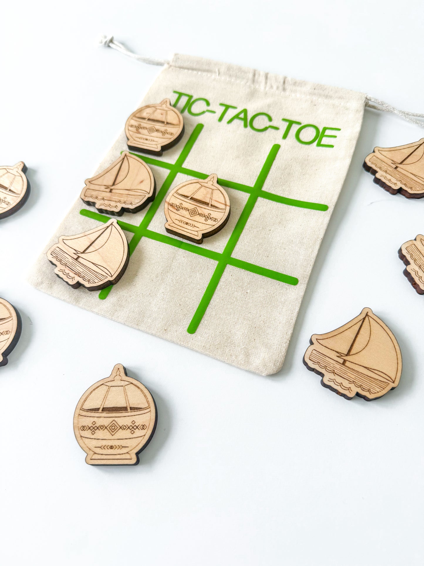 Book of Mormon Themed Tic Tac Toe Game – Faith-Inspired Travel Game for Families & Kids