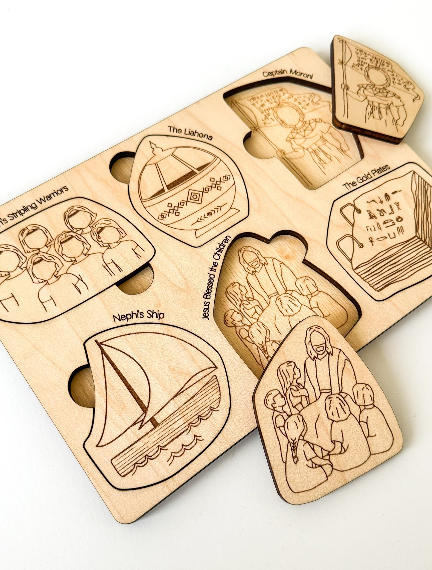 Book of Mormon Board Puzzle